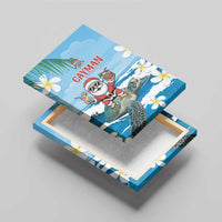 Cayman Islands Christmas Canvas Wall Art Merry Xmas - Wonder Print Shop