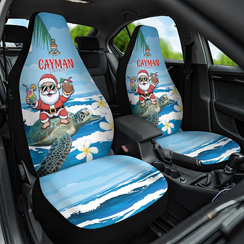 Cayman Islands Christmas Car Seat Cover Merry Xmas - Wonder Print Shop