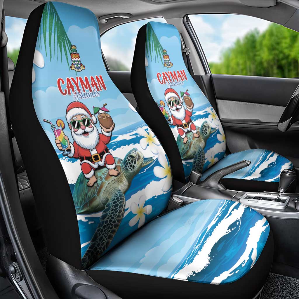 Cayman Islands Christmas Car Seat Cover Merry Xmas - Wonder Print Shop