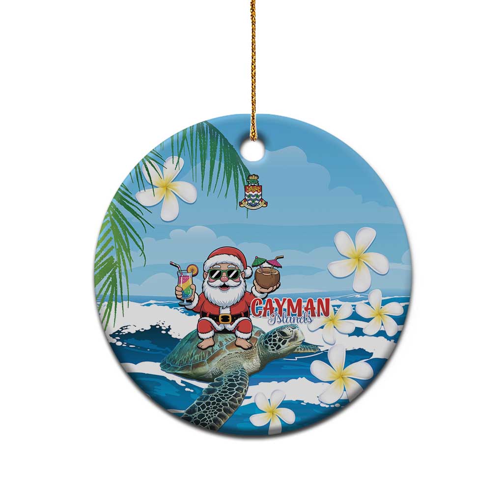 Cayman Islands Christmas Ceramic Ornament Merry Xmas - Wonder Print Shop