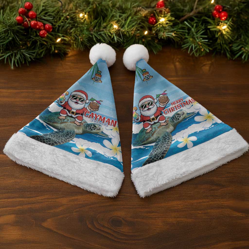 Cayman Islands Christmas Santa Hat Merry Xmas - Wonder Print Shop