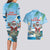 Cayman Islands Christmas Couples Matching Long Sleeve Bodycon Dress and Hawaiian Shirt Merry Xmas - Wonder Print Shop