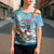Cayman Islands Christmas Cross Shoulder Shirt Merry Xmas - Wonder Print Shop
