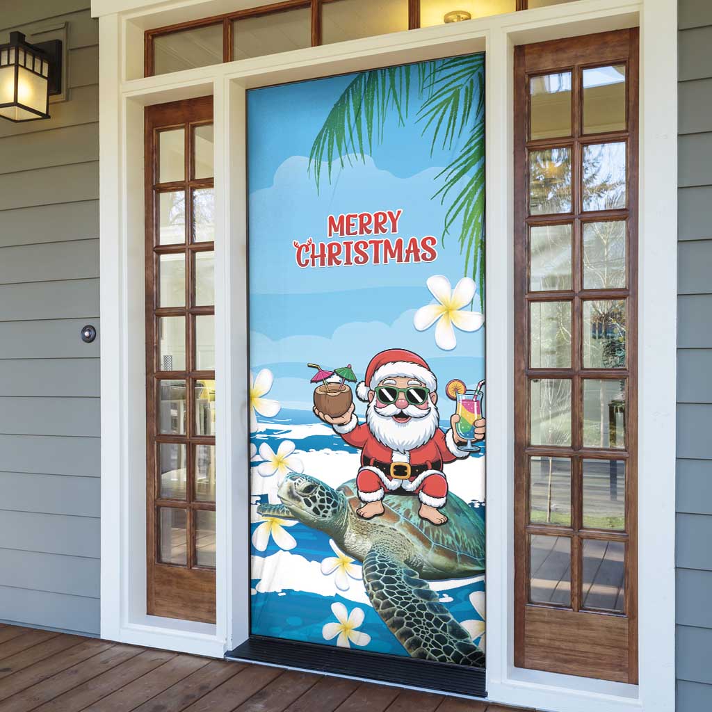 Cayman Islands Christmas Door Cover Merry Xmas - Wonder Print Shop