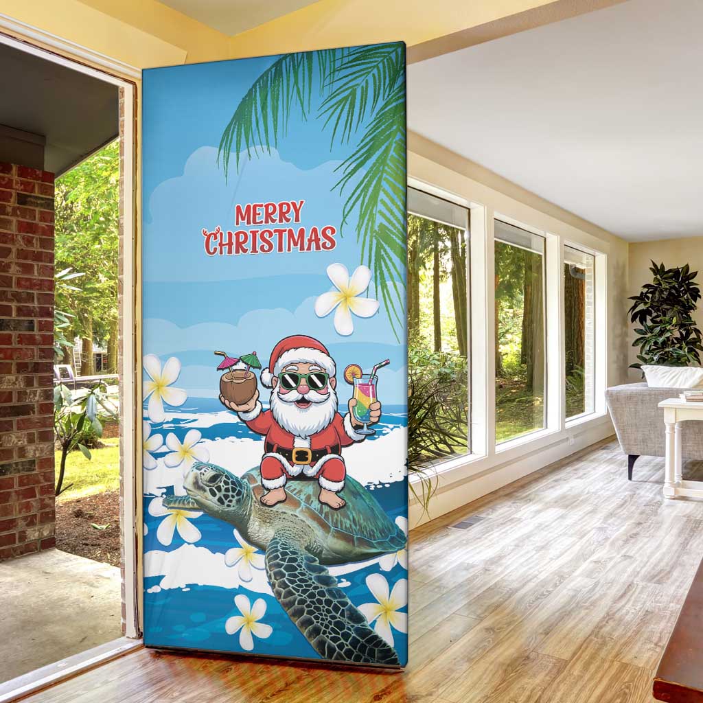 Cayman Islands Christmas Door Cover Merry Xmas - Wonder Print Shop