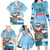 Cayman Islands Christmas Family Matching Long Sleeve Bodycon Dress and Hawaiian Shirt Merry Xmas - Wonder Print Shop