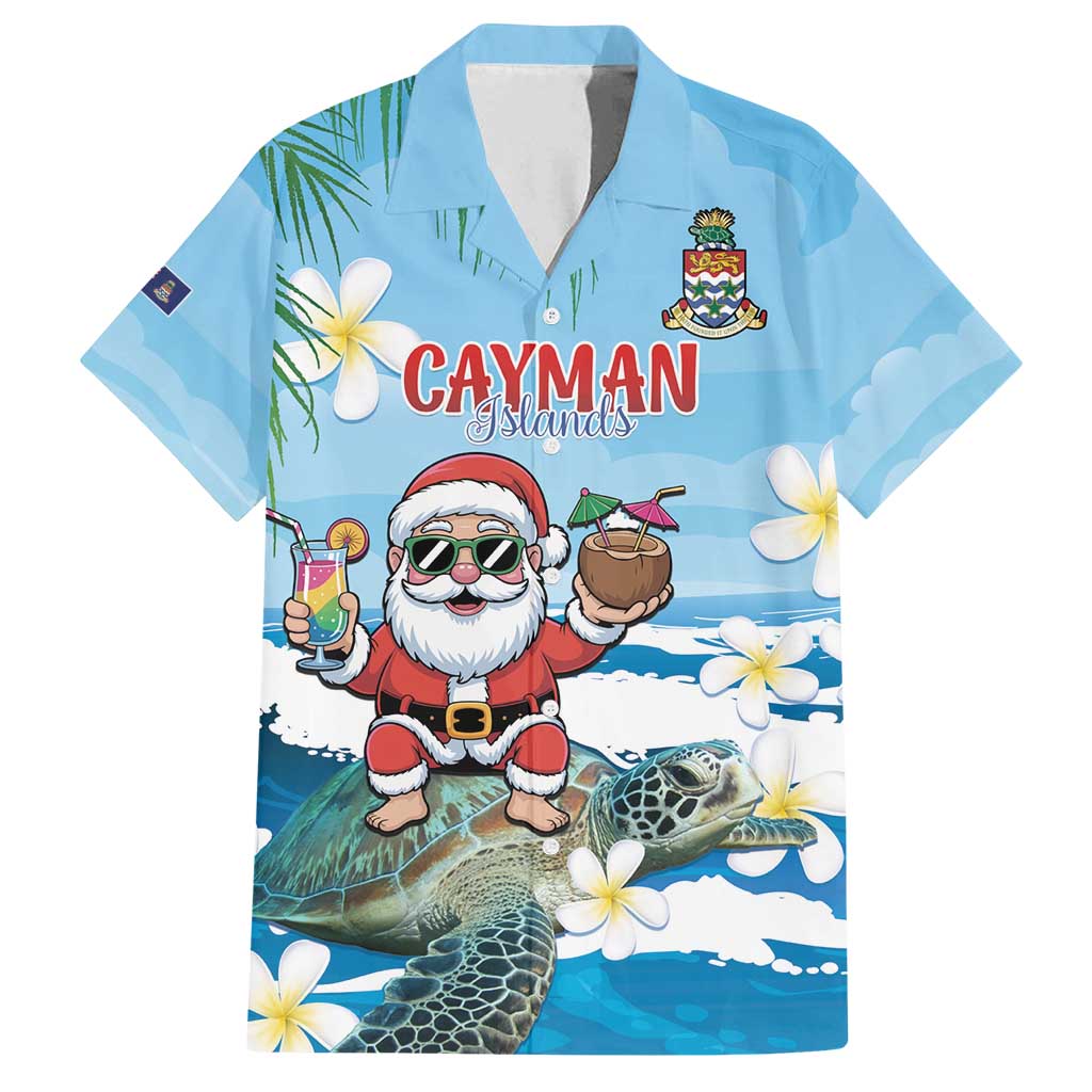 Cayman Islands Christmas Family Matching Long Sleeve Bodycon Dress and Hawaiian Shirt Merry Xmas - Wonder Print Shop