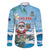 Cayman Islands Christmas Family Matching Long Sleeve Bodycon Dress and Hawaiian Shirt Merry Xmas - Wonder Print Shop