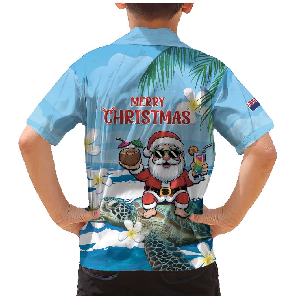 Cayman Islands Christmas Family Matching Mermaid Dress and Hawaiian Shirt Merry Xmas - Wonder Print Shop
