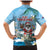 Cayman Islands Christmas Family Matching Mermaid Dress and Hawaiian Shirt Merry Xmas - Wonder Print Shop