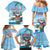 Cayman Islands Christmas Family Matching Mermaid Dress and Hawaiian Shirt Merry Xmas - Wonder Print Shop