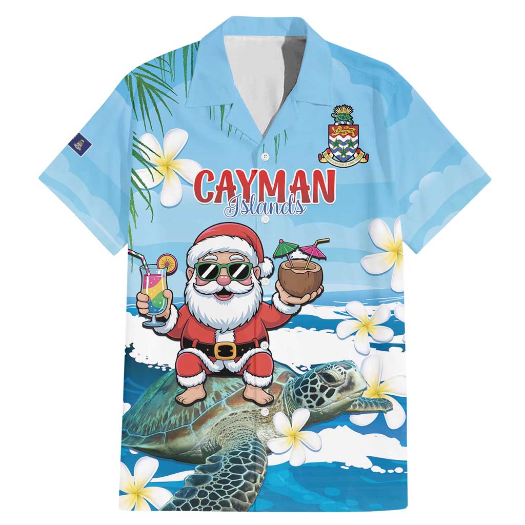 Cayman Islands Christmas Family Matching Mermaid Dress and Hawaiian Shirt Merry Xmas - Wonder Print Shop