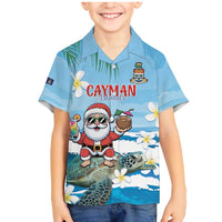 Cayman Islands Christmas Family Matching Mermaid Dress and Hawaiian Shirt Merry Xmas - Wonder Print Shop