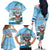 Cayman Islands Christmas Family Matching Off The Shoulder Long Sleeve Dress and Hawaiian Shirt Merry Xmas - Wonder Print Shop