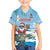 Cayman Islands Christmas Family Matching Off The Shoulder Long Sleeve Dress and Hawaiian Shirt Merry Xmas - Wonder Print Shop