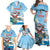 Cayman Islands Christmas Family Matching Off Shoulder Maxi Dress and Hawaiian Shirt Merry Xmas - Wonder Print Shop