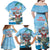 Cayman Islands Christmas Family Matching Off Shoulder Maxi Dress and Hawaiian Shirt Merry Xmas - Wonder Print Shop