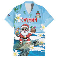 Cayman Islands Christmas Family Matching Off Shoulder Maxi Dress and Hawaiian Shirt Merry Xmas - Wonder Print Shop