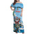 Cayman Islands Christmas Family Matching Off Shoulder Maxi Dress and Hawaiian Shirt Merry Xmas - Wonder Print Shop