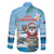 Cayman Islands Christmas Family Matching Off Shoulder Short Dress and Hawaiian Shirt Merry Xmas - Wonder Print Shop
