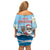 Cayman Islands Christmas Family Matching Off Shoulder Short Dress and Hawaiian Shirt Merry Xmas - Wonder Print Shop