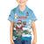 Cayman Islands Christmas Family Matching Off Shoulder Short Dress and Hawaiian Shirt Merry Xmas - Wonder Print Shop