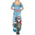 Cayman Islands Christmas Family Matching Summer Maxi Dress and Hawaiian Shirt Merry Xmas - Wonder Print Shop