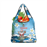 Cayman Islands Christmas Grocery Bag Merry Xmas - Wonder Print Shop