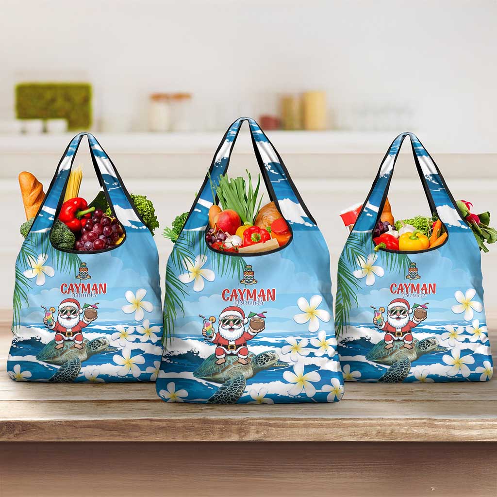 Cayman Islands Christmas Grocery Bag Merry Xmas - Wonder Print Shop