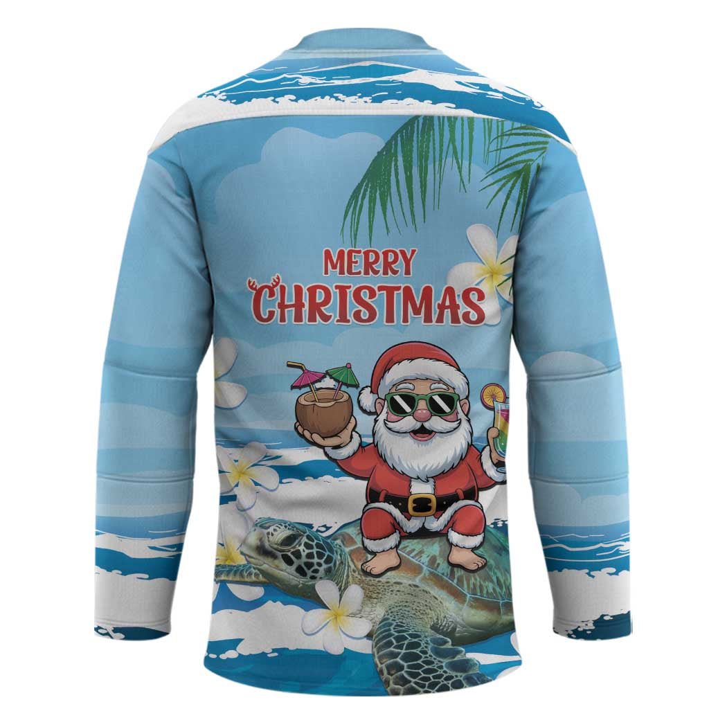 Cayman Islands Christmas Hockey Jersey Merry Xmas - Wonder Print Shop