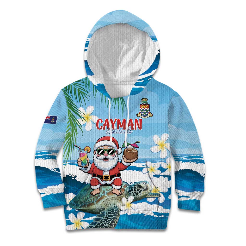 Cayman Islands Christmas Kid Hoodie Merry Xmas - Wonder Print Shop