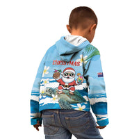 Cayman Islands Christmas Kid Hoodie Merry Xmas - Wonder Print Shop