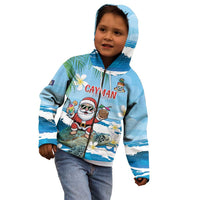 Cayman Islands Christmas Kid Hoodie Merry Xmas - Wonder Print Shop