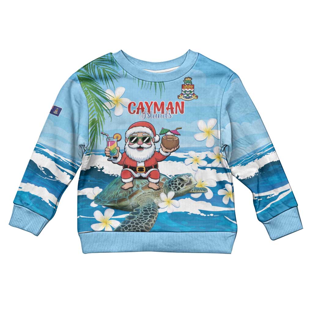 Cayman Islands Christmas Kid Ugly Christmas Sweater Merry Xmas - Wonder Print Shop