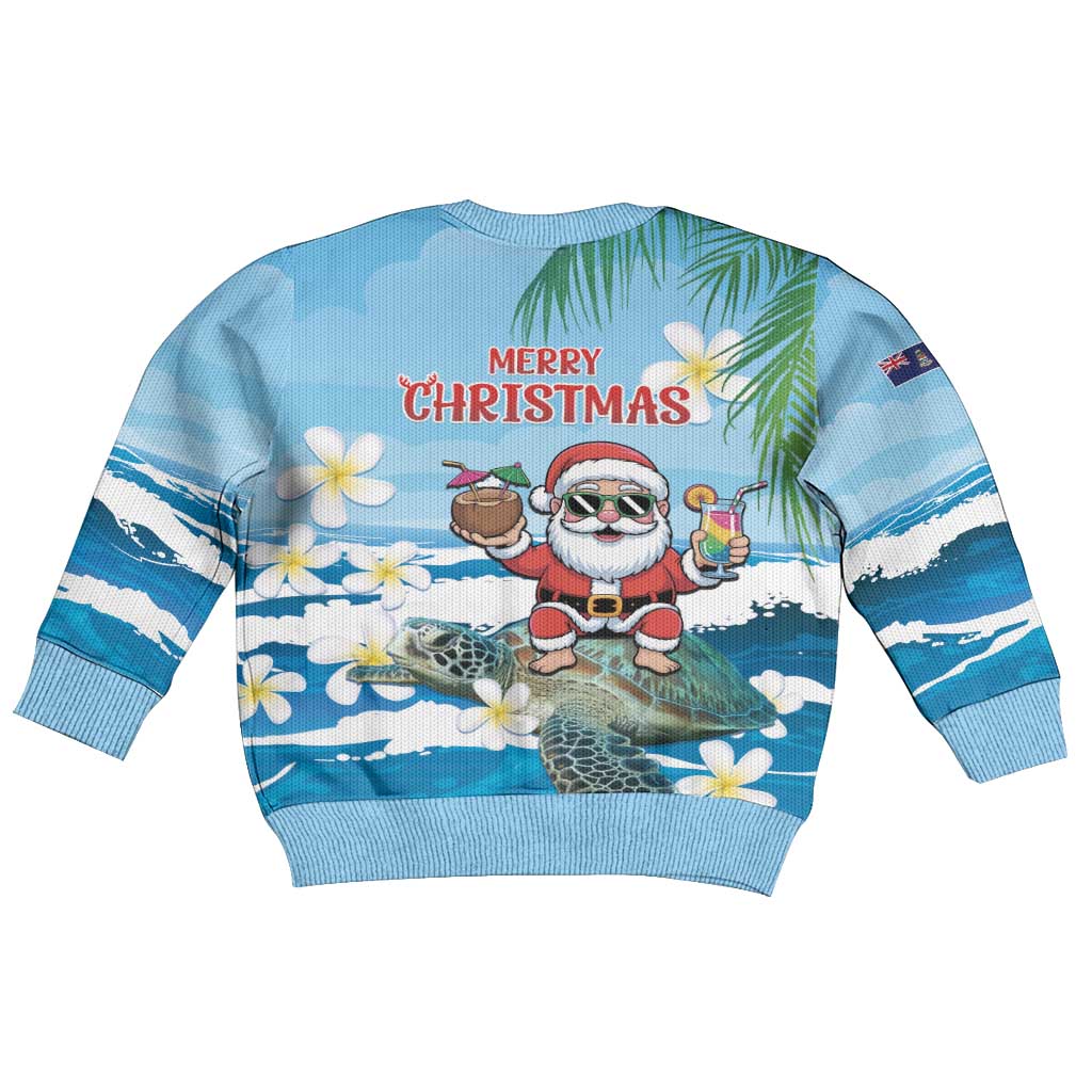 Cayman Islands Christmas Kid Ugly Christmas Sweater Merry Xmas - Wonder Print Shop