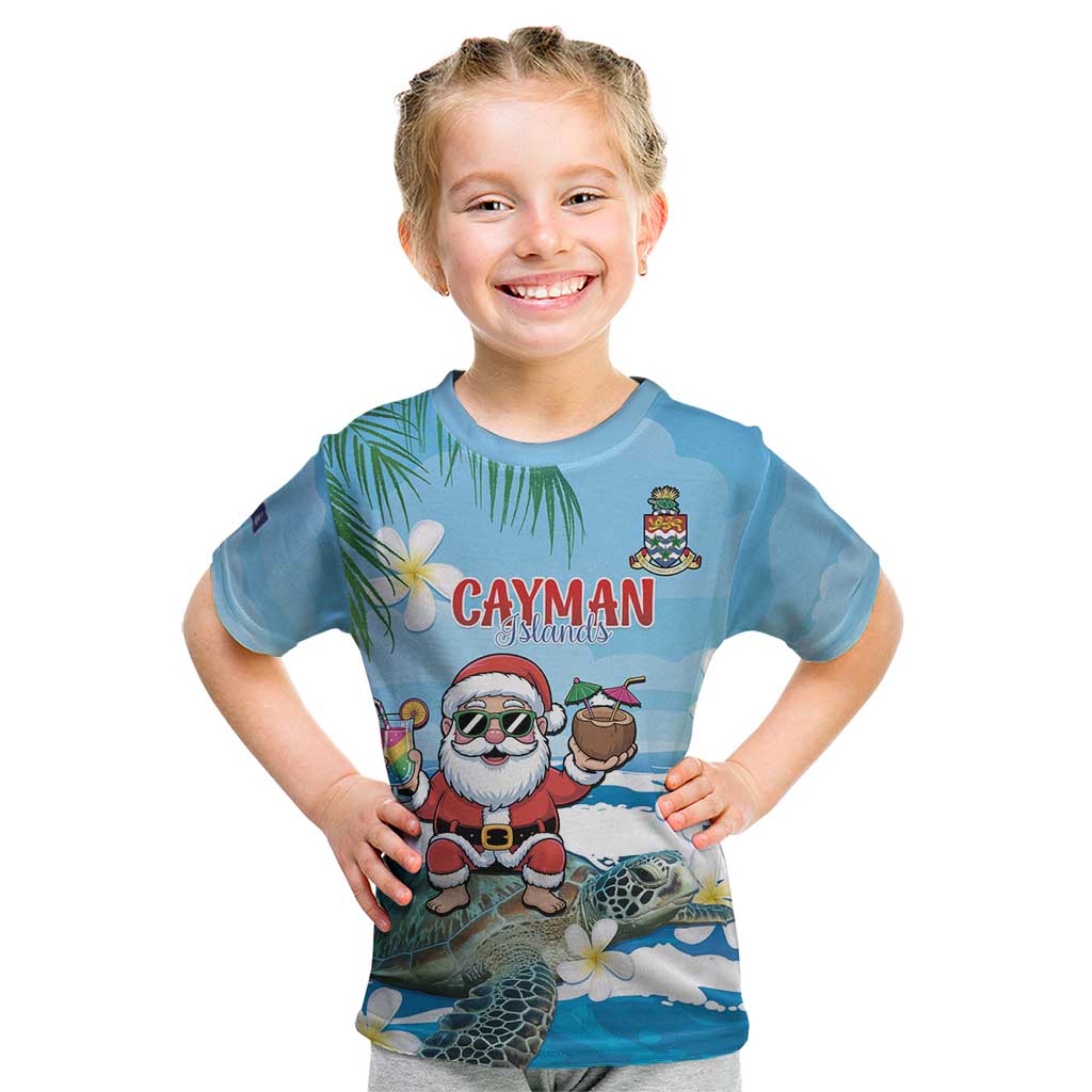 Cayman Islands Christmas Kid T Shirt Merry Xmas - Wonder Print Shop