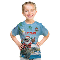 Cayman Islands Christmas Kid T Shirt Merry Xmas - Wonder Print Shop