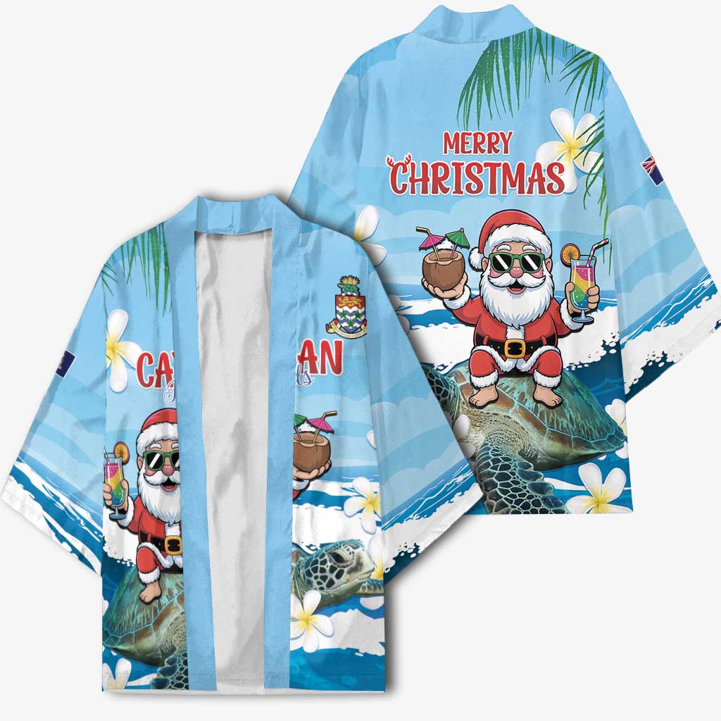 Cayman Islands Christmas Kimono Merry Xmas - Wonder Print Shop