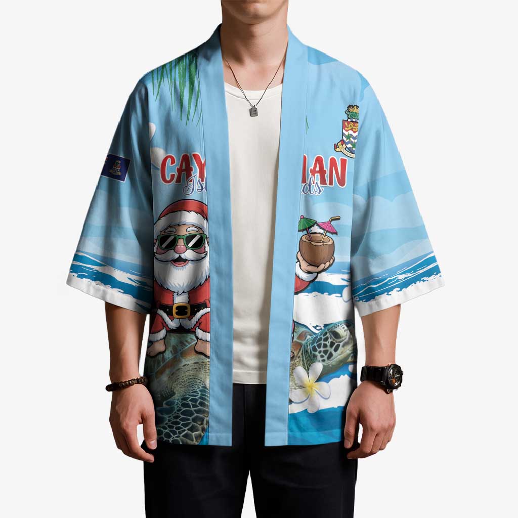 Cayman Islands Christmas Kimono Merry Xmas - Wonder Print Shop