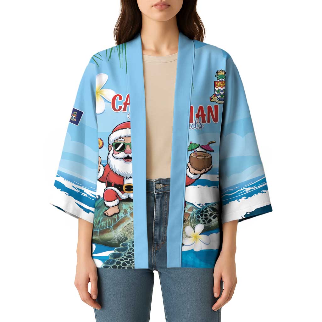 Cayman Islands Christmas Kimono Merry Xmas - Wonder Print Shop