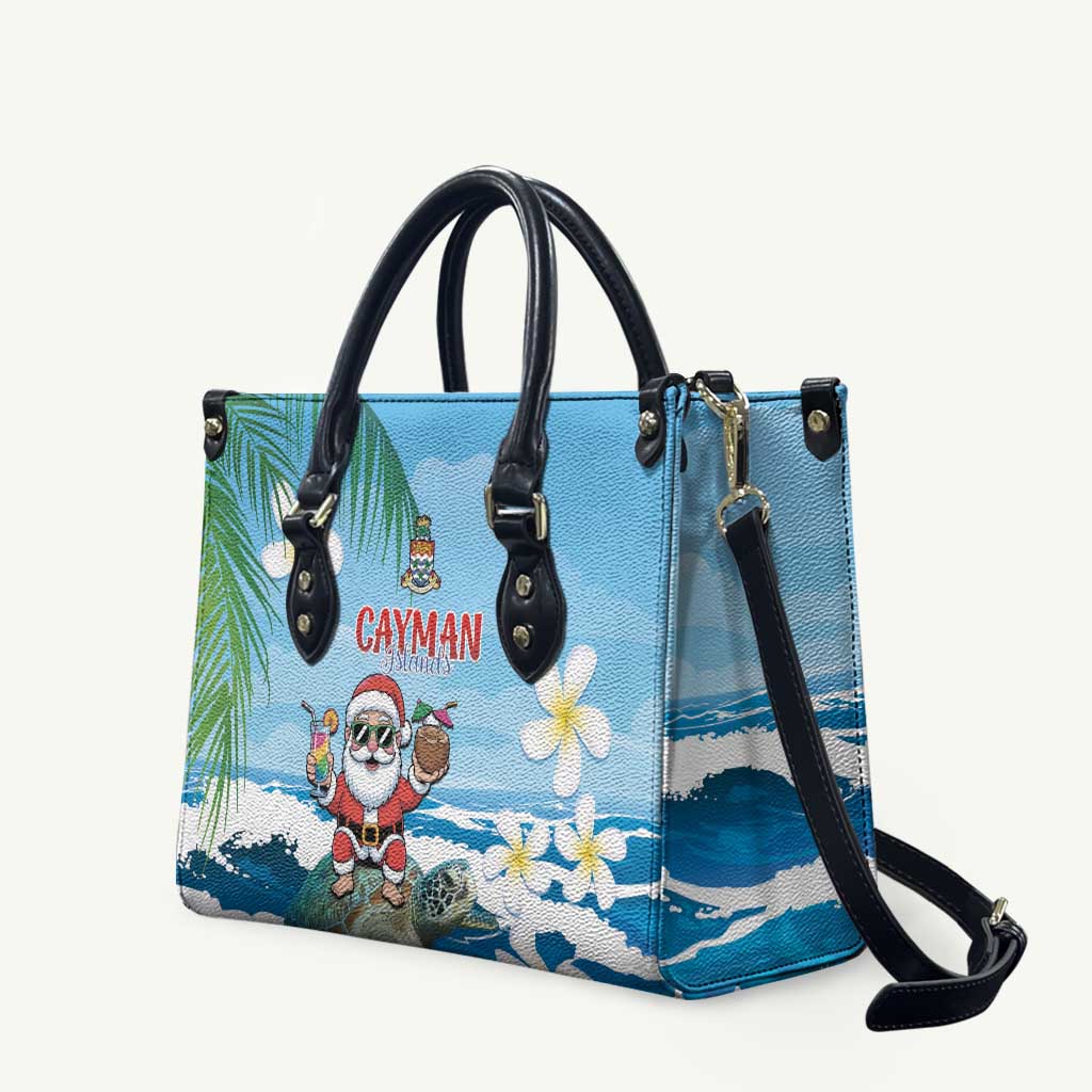 Cayman Islands Christmas Leather Bag Merry Xmas - Wonder Print Shop