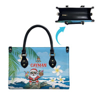 Cayman Islands Christmas Leather Bag Merry Xmas - Wonder Print Shop