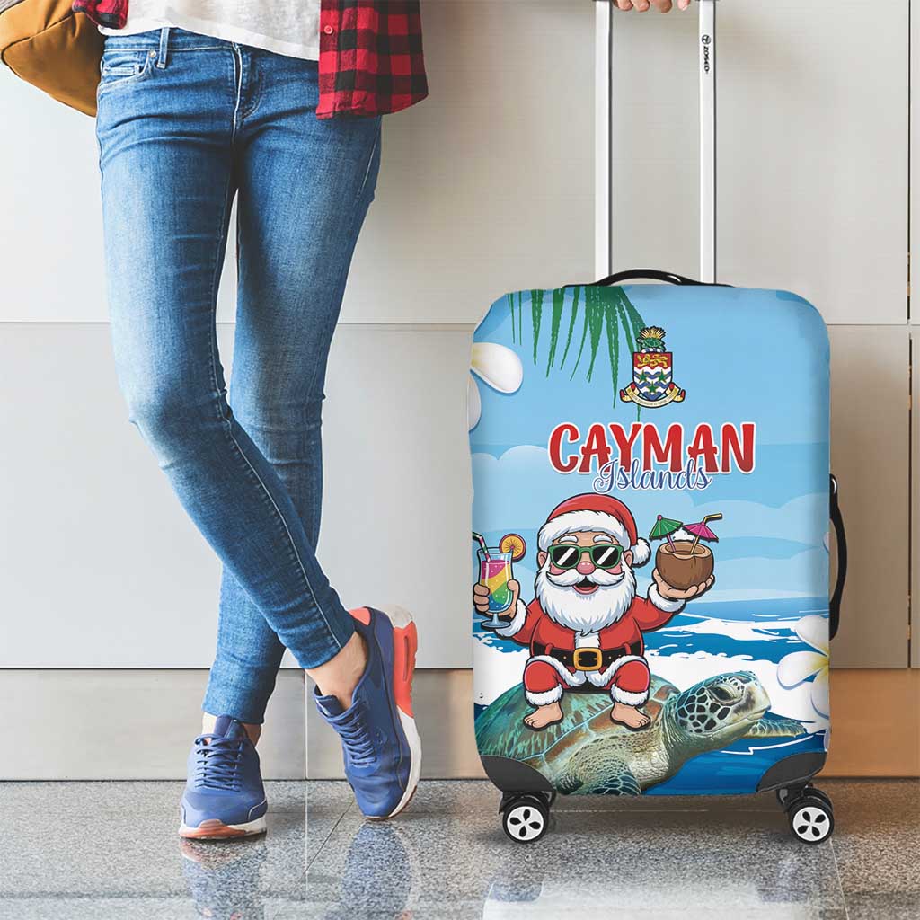 Cayman Islands Christmas Luggage Cover Merry Xmas - Wonder Print Shop