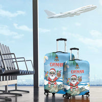 Cayman Islands Christmas Luggage Cover Merry Xmas - Wonder Print Shop