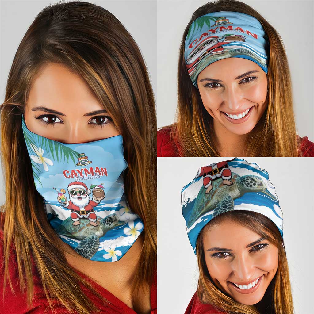 Cayman Islands Christmas Neck Gaiter Merry Xmas - Wonder Print Shop