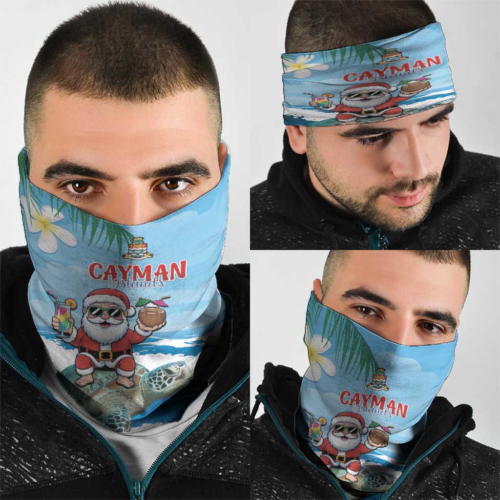 Cayman Islands Christmas Neck Gaiter Merry Xmas - Wonder Print Shop