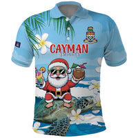 Cayman Islands Christmas Polo Shirt Merry Xmas - Wonder Print Shop