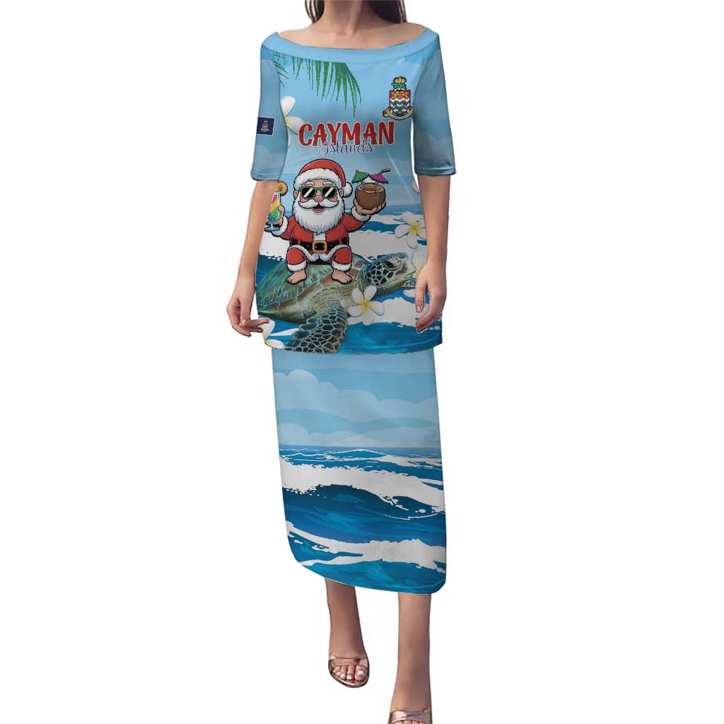 Cayman Islands Christmas Puletasi Merry Xmas - Wonder Print Shop