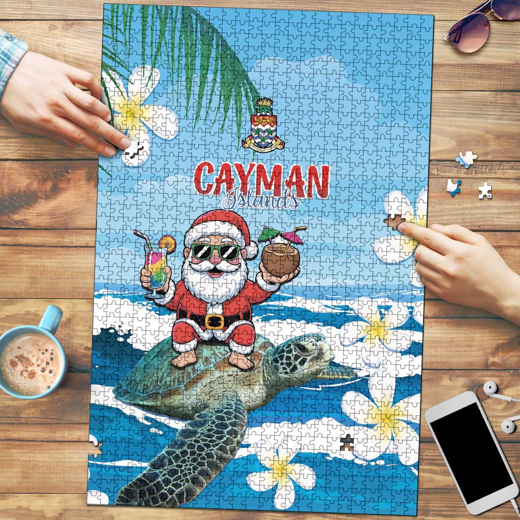 Cayman Islands Christmas Puzzle Merry Xmas - Wonder Print Shop