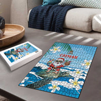 Cayman Islands Christmas Puzzle Merry Xmas - Wonder Print Shop